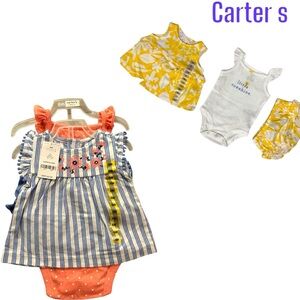 New Carters’s 3 set baby girls 🧒